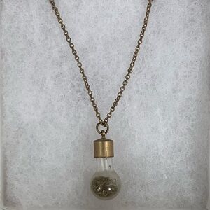 Pendant Necklace with Bottle Charm